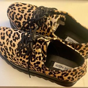Steve Madden Keagon Leopard Print Creepers